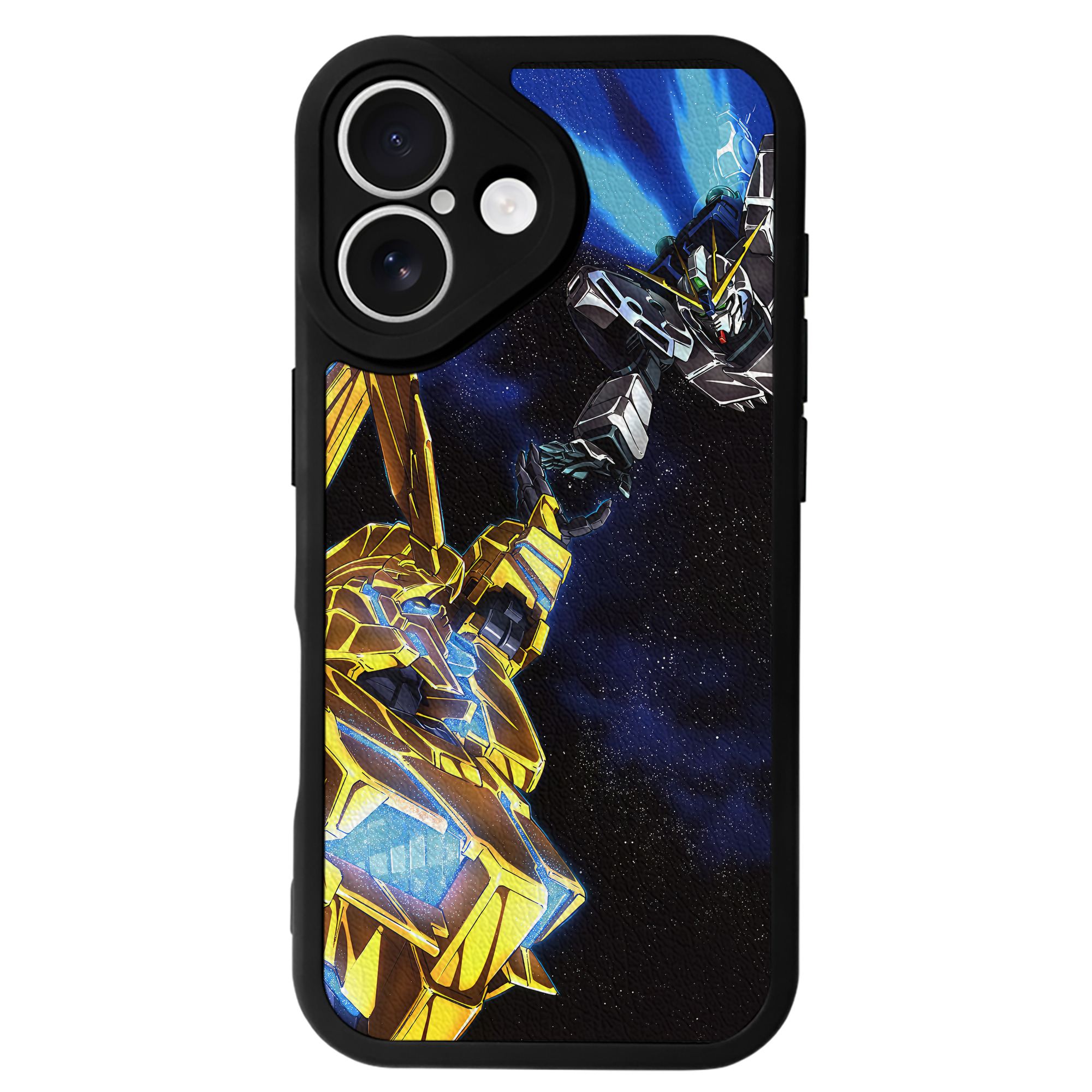 （画像用） 機動戦士ガンダム Mobile Suit Gundam 【iPhone 16シリーズ対応】シリコンスマホケース（レザー調） 材質：シリコン